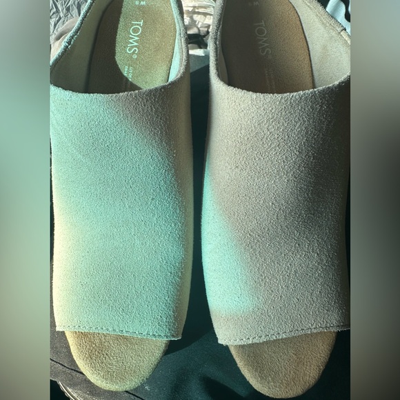 TOMS open toe suede clogs - Picture 4 of 10
